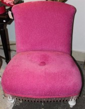 PINK SLIPPER CHAIR the generou