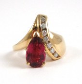 PINK TOPAZ, DIAMOND AND FOURTE