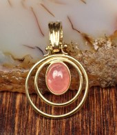 PINK TOURMALINE AND EIGHTEEN K