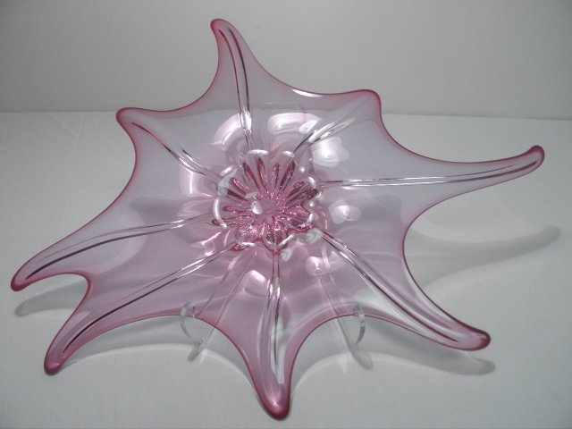 Pink translucent art glass free