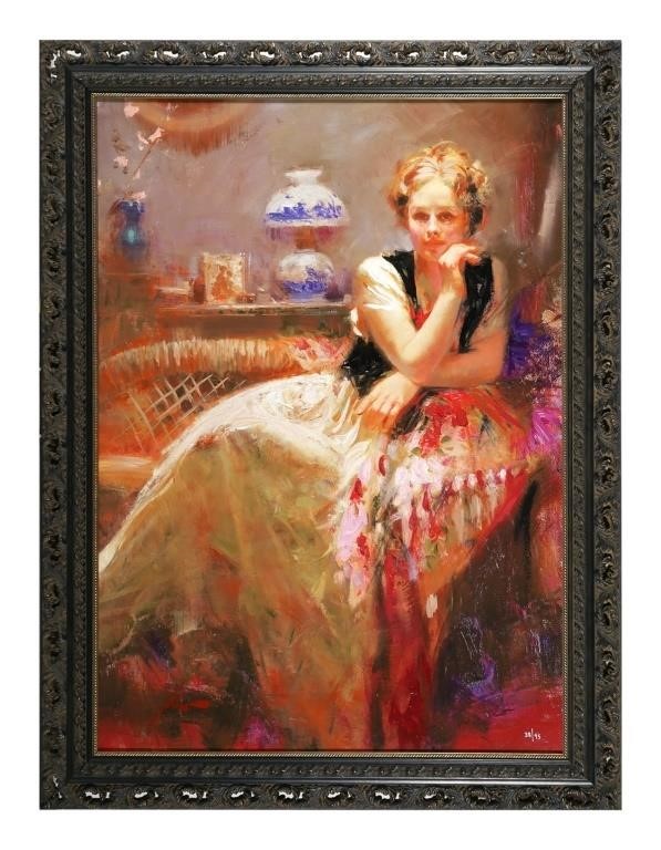 PINO, EMBELLISHED GICLEE ON