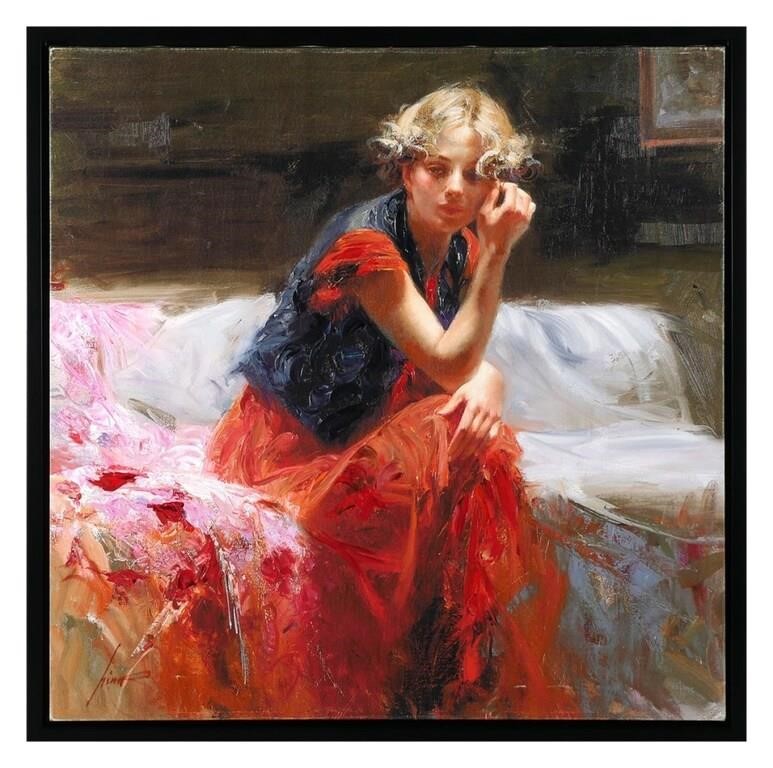 PINO, EMBELLISHED GICLEE ON