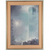 PINO PONTI, OIL ON CANVAS Pino