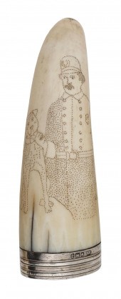 PINPOINT SCRIMSHAW WHALE'S TOO