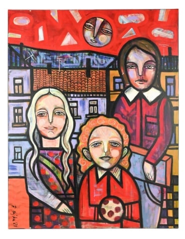 PIOTR SUJKA SIGNED ACRYLIC
