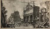 PIRANESI (AFTER). Etching. "Ve