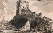 PIRANESI ENGRAVING ''VEDUTA DE