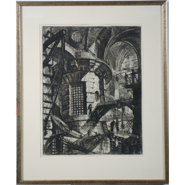Piranesi Etching An interior