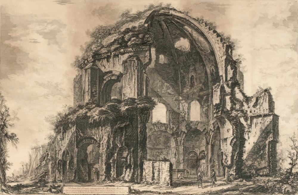 PIRANESI: TEMPLE OF MINERVA