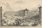 PIRANESI, VEDUTA DI PIAZZA DI