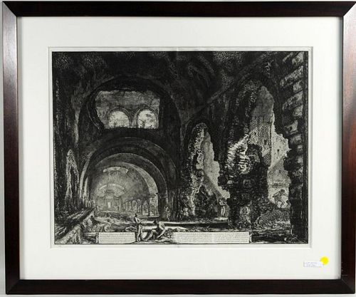 PIRANESI "VEDUTA INTERNA DELLA