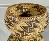 PIT RIVER INDIAN TRINKET BASKE