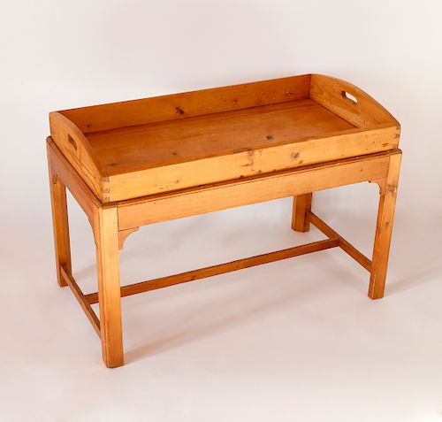 PITCH PINE TRAY TOP COFFEE