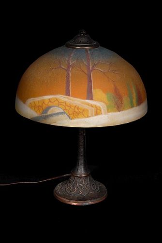 PITTSBURGH LAMP REVERSE CHIPPED ICE