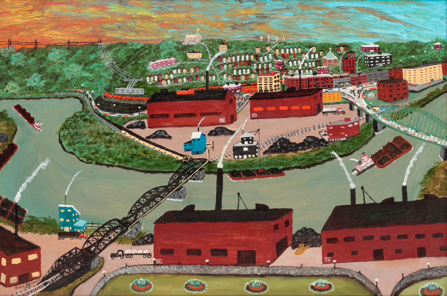 PITTSBURGH STEEL MILLS BY JOHN