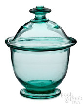 PITTSBURGH-TYPE AQUA GLASS COV