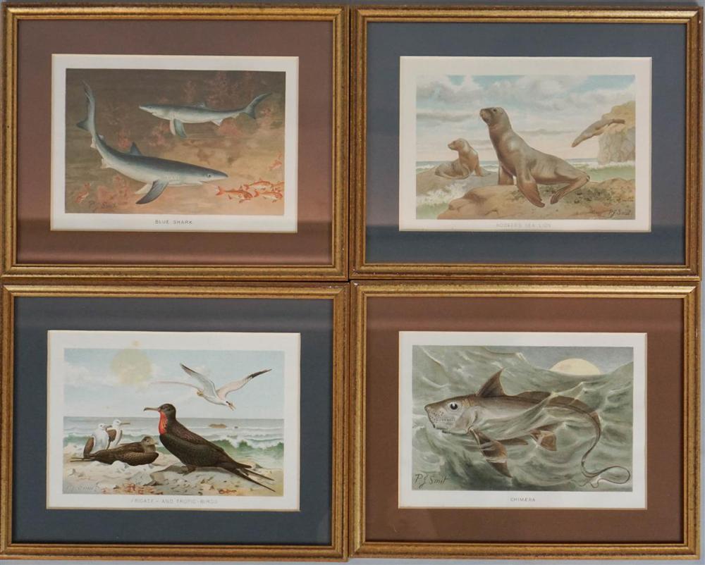 P.J. SMIT FOUR COLOR PRINTS OF