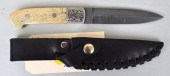 PJ TOMES DAMASCUS STEEL KNIFEw