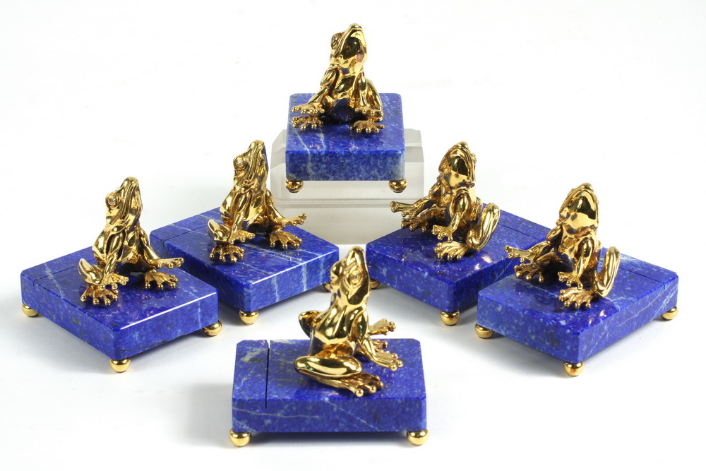 PLACE CARD HOLDERS - (6) French