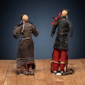 Plains Beaded Dolls
late 19th