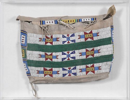 PLAINS BEADED HIDE POSSIBLE BAGlate