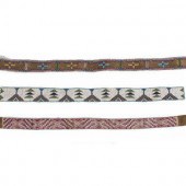 Plains Beaded Hide Strips and