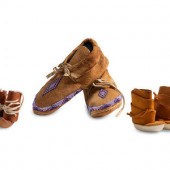 Plains Beaded Moccasins AND Pu