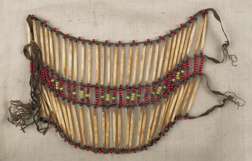 Plains bone hair pipe breast