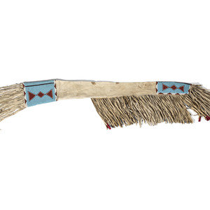 Plains Cree Beaded Hide Rifle