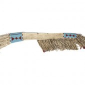 Plains Cree Beaded Hide Rifle