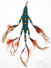 PLAINS INDIAN BEADED LIZARD UM
