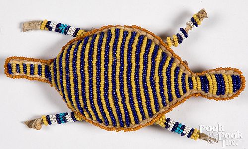 PLAINS INDIAN BEADED TURTLE