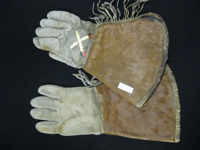 Plains Indian Gauntlets quilled