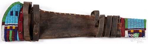 PLAINS INDIAN LEATHER CARBINE RIFLE