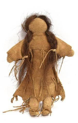 PLAINS NATIVE AMERICAN HIDE DOLL