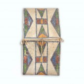 PLAINS, PAINTED PARFLECHE ENVE