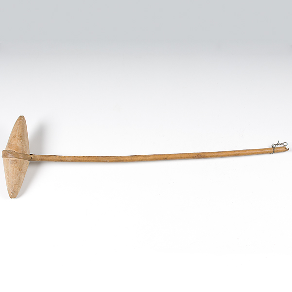 Plains Stone Head Club rawhide