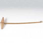 Plains Stone Head Club rawhide