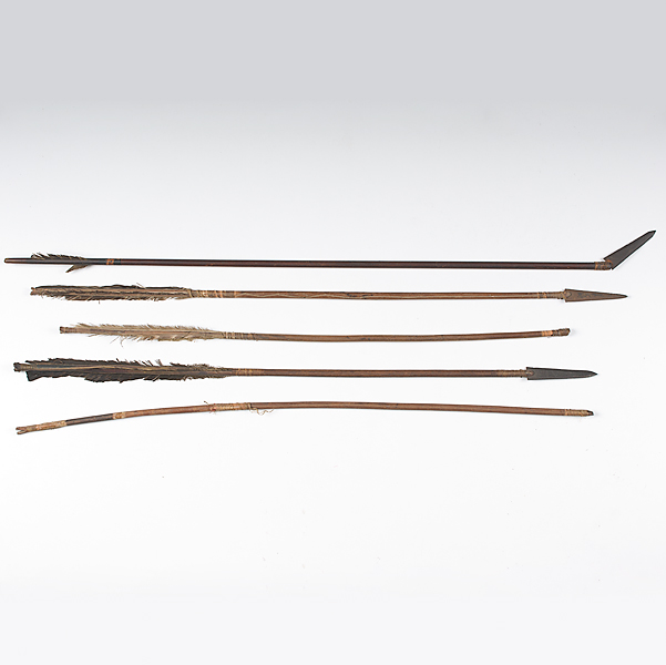 Plains Wooden Arrows lot of 5;