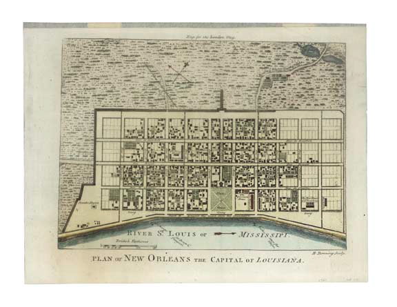 Plan of New Orleans the Capital