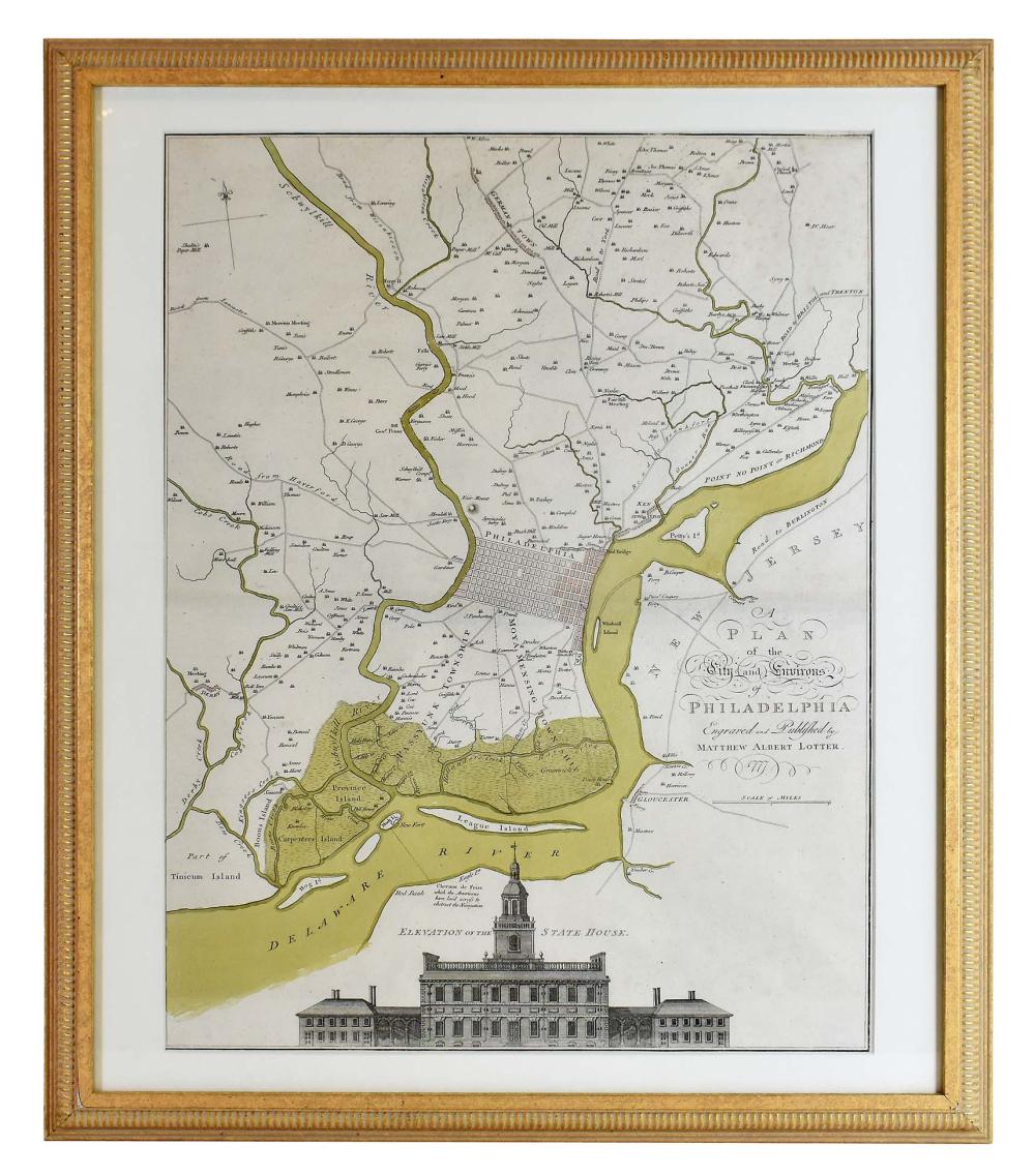 PLAN OF THE CITY OF PHILADELPHIA
