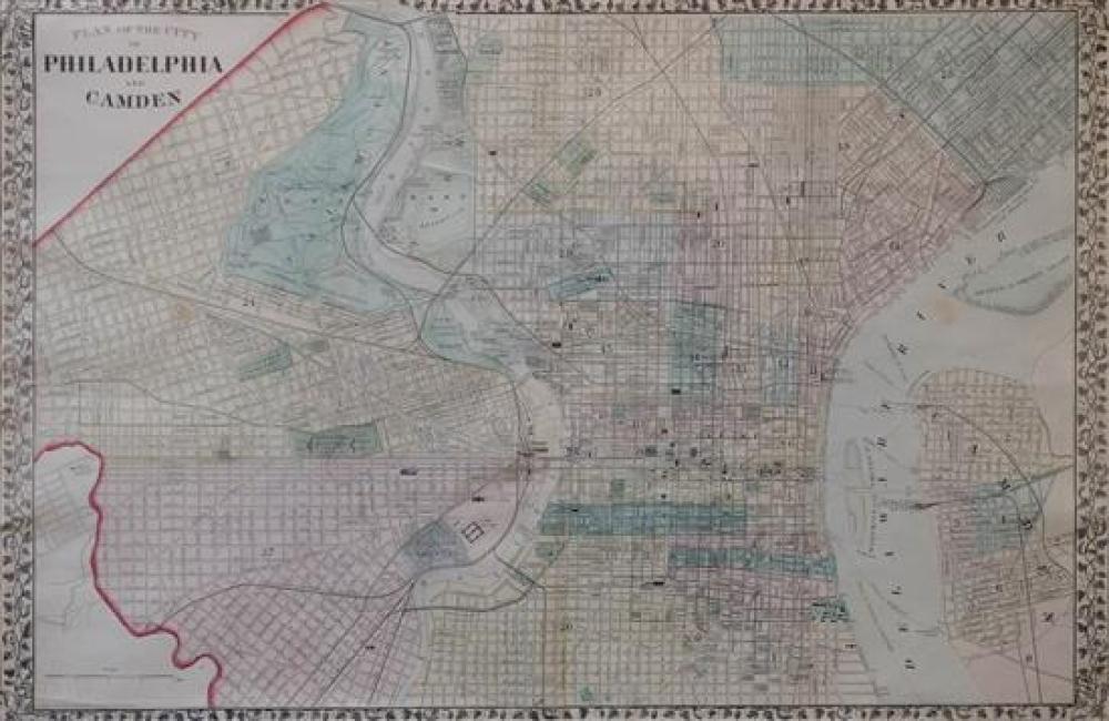PLAN OF THE CITY, PHILADELPHIA