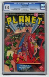 Planet Comics #1 CGC 9.0 Ficti