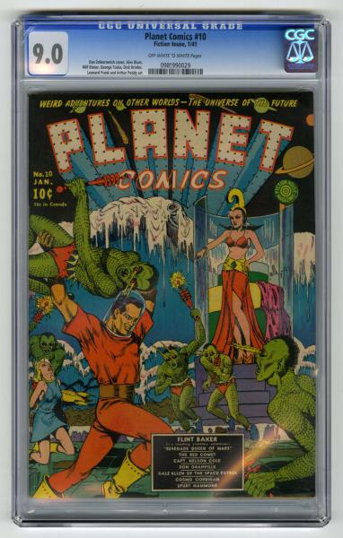 Planet Comics #10 CGC 9.0 Fiction