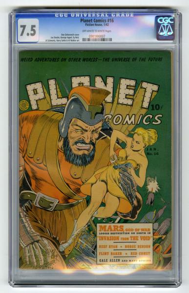 Planet Comics #16 CGC 7.5 Fiction