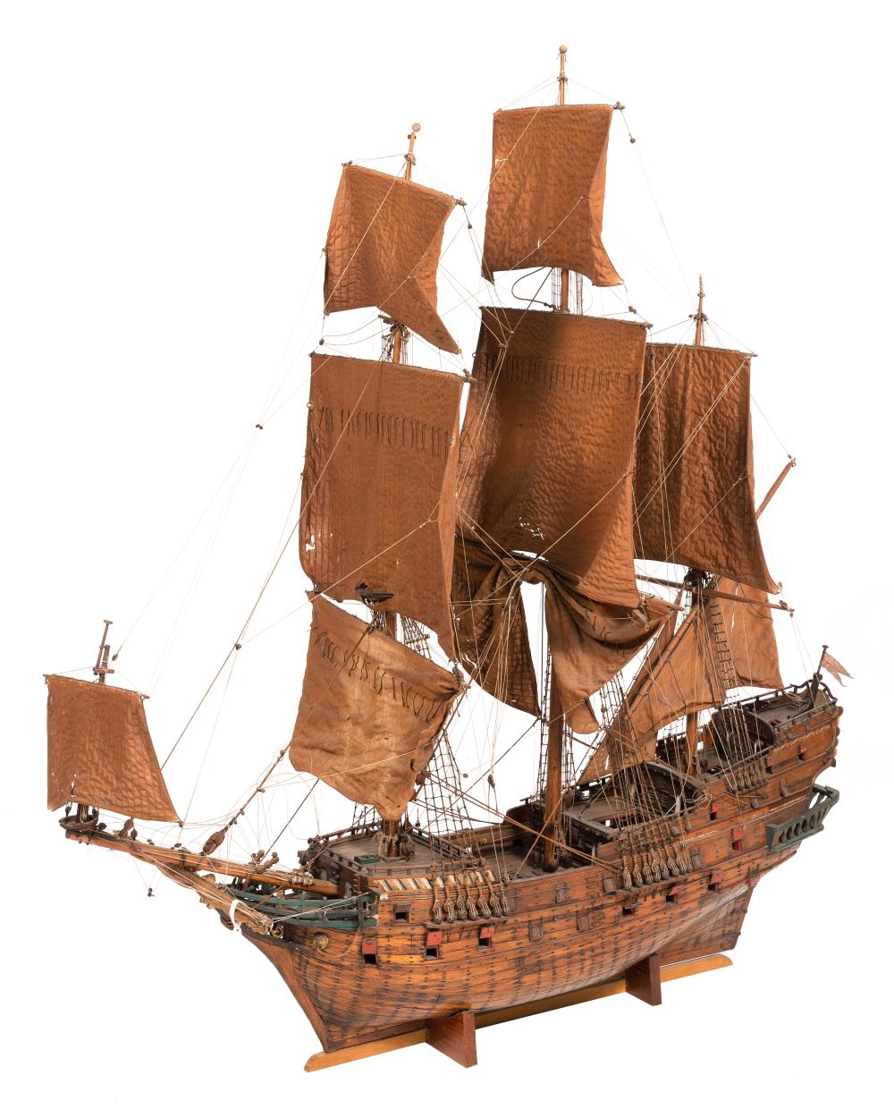 PLANK-ON-FRAME MODEL OF AN 18TH