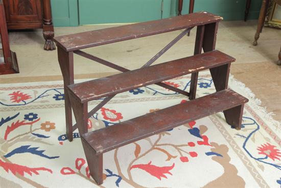PLANT STAND. Three tiered stand