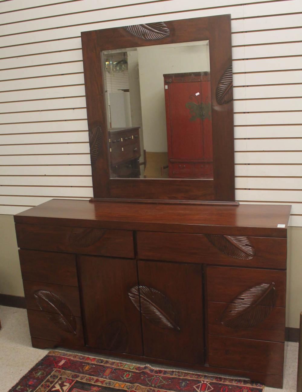 PLANTATION MAHOGANY DRESSER WITH