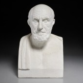 PLASTER BUST OF CHRYSIPPUS, GR