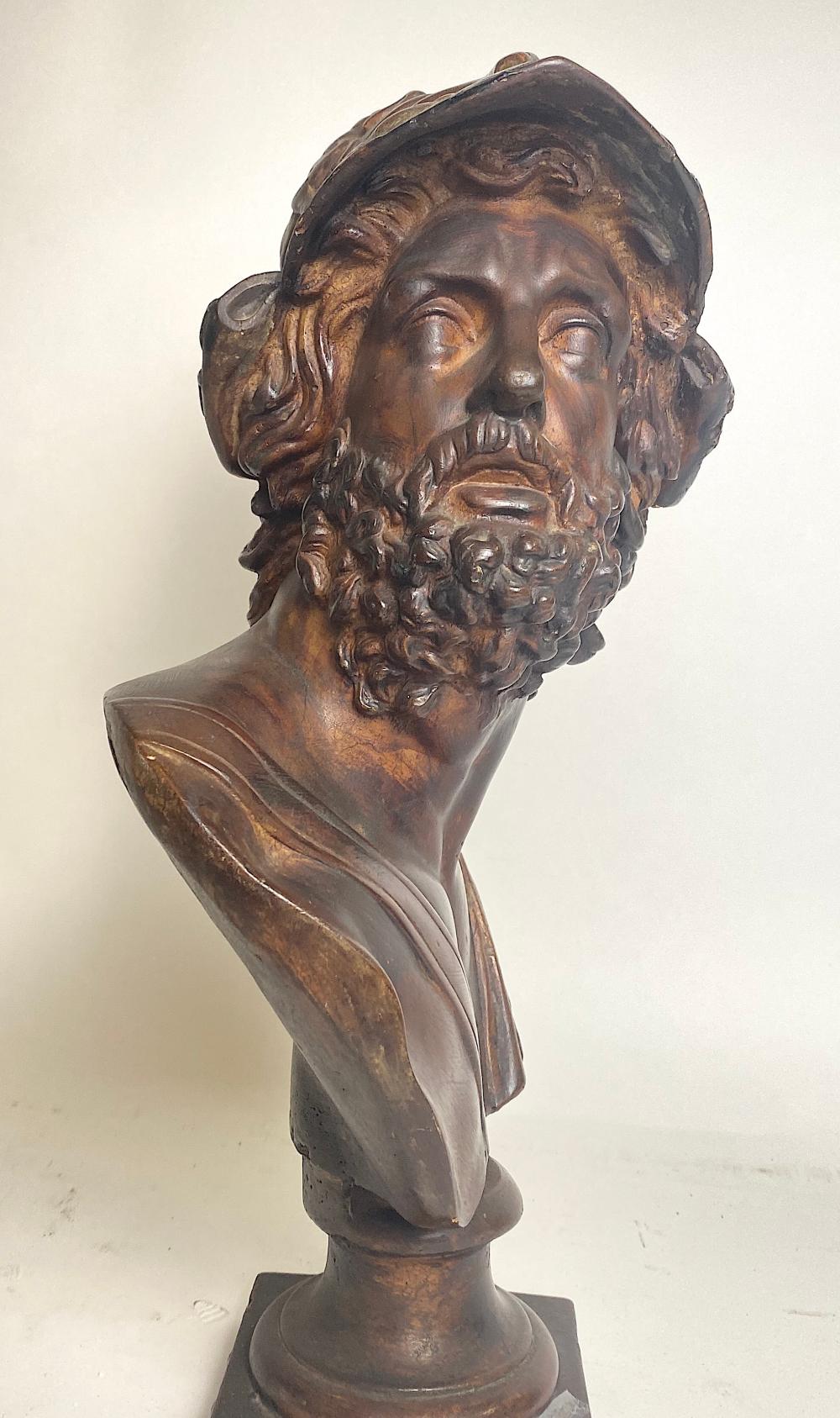 PLASTER BUST OF HOMER20th